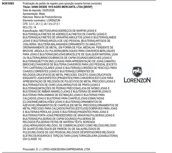 Página da RPI de LORENZON