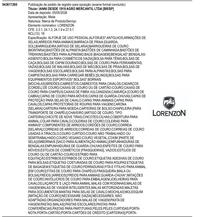 Página da RPI de LORENZON