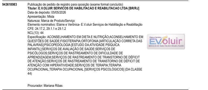 Página da RPI de Elaine e Ver�nica- E.V.oluir Servi�os de Habilita��o e Reabilita��o