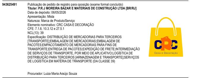 Página da RPI de CRC CASA E DECORA��O