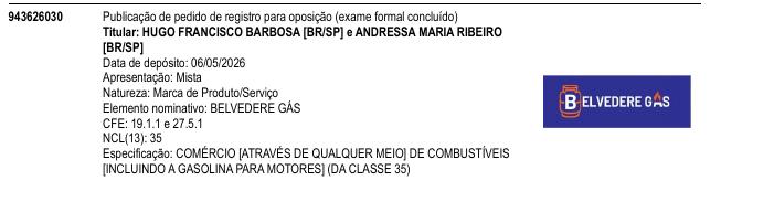 Página da RPI de BELVEDERE G�S
