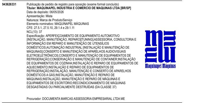 Página da RPI de MAQUINAPEL M�QUINAS