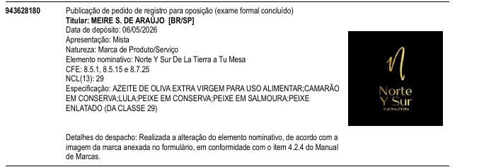 Página da RPI de Norte Y Sur De La Tierra a Tu Mesa