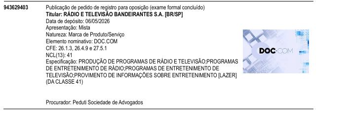 Página da RPI de DOC.COM