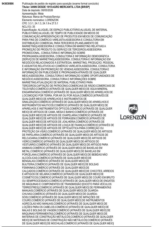 Página da RPI de LORENZON