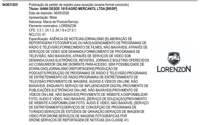 Página da RPI de LORENZON