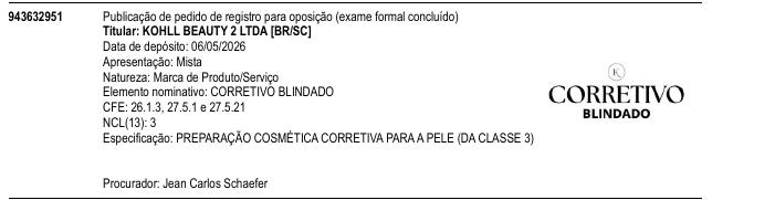 Página da RPI de CORRETIVO BLINDADO