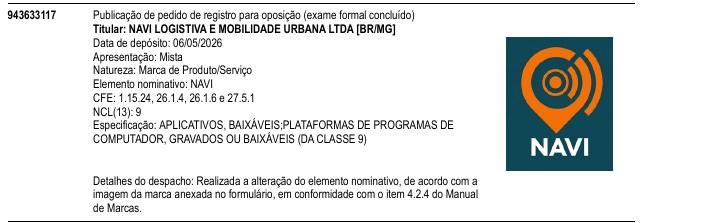 Página da RPI de NAVI