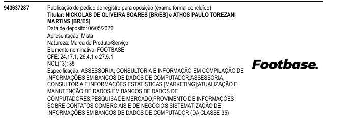 Página da RPI de FOOTBASE