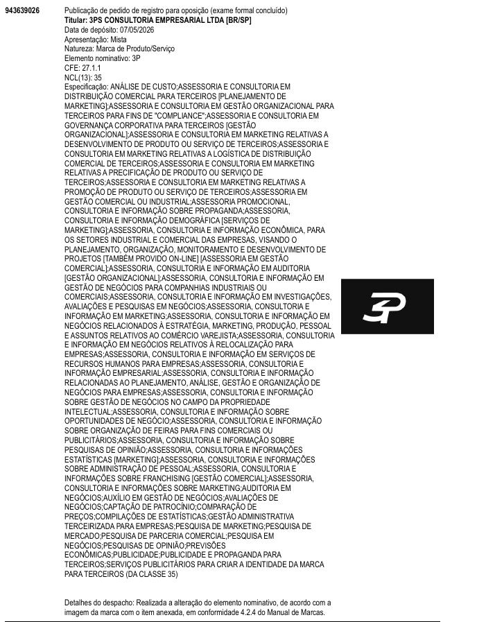 Página da RPI de 3P