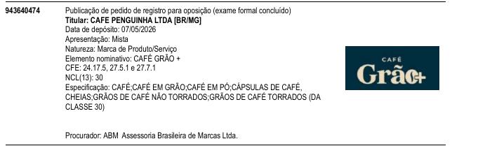 Página da RPI de CAF� GR�O +