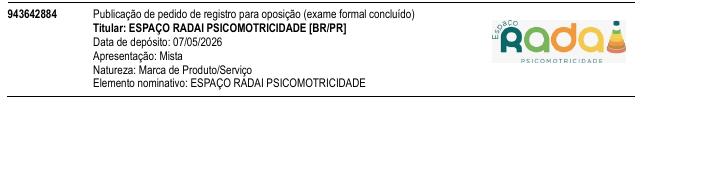 Página da RPI de ESPA�O RADAI PSICOMOTRICIDADE