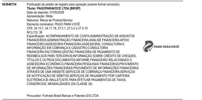 Página da RPI de PAGO PARA VOC�