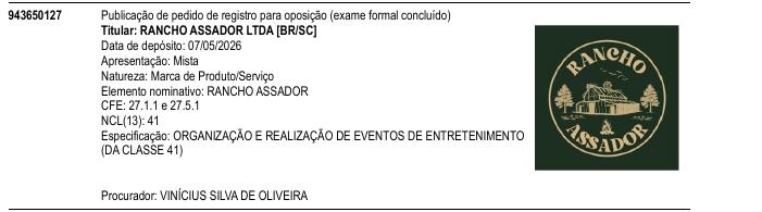 Página da RPI de RANCHO ASSADOR