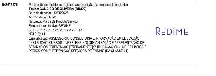 Página da RPI de REDIME