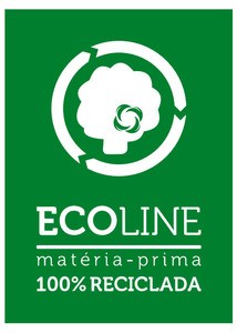 ECOLINE MAT�RIA-PRIMA 100% RECICLADA