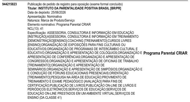 Programa Parental CRIAR