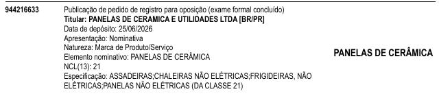 PANELAS DE CERÂMICA