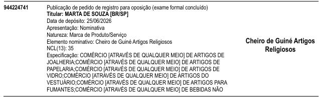 Cheiro de Guiné Artigos Religiosos
