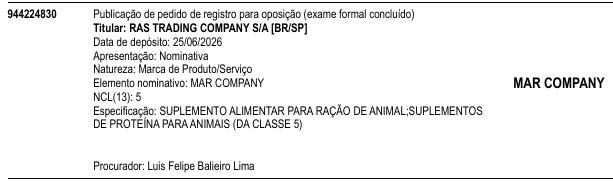 MAR COMPANY