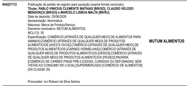 MUTUM ALIMENTOS