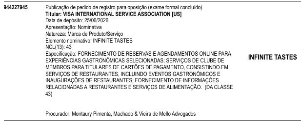 INFINITE TASTES
