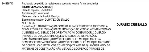 DURATEX CRISTALLO