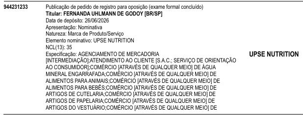 UPSE NUTRITION