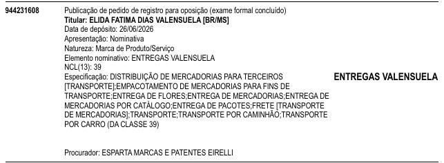 ENTREGAS VALENSUELA