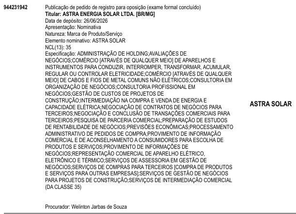 ASTRA SOLAR