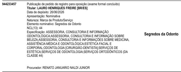 Segredos da Odonto