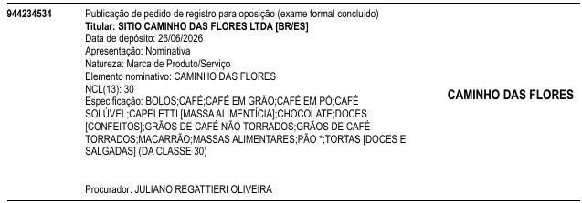 CAMINHO DAS FLORES
