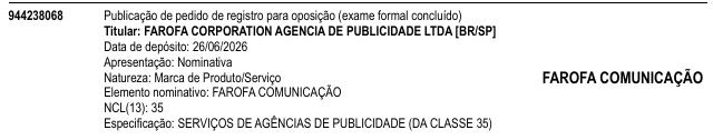 FAROFA COMUNICAÇÃO