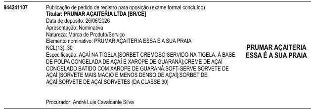 PRUMAR AÇAITERIA ESSA É A SUA PRAIA PRUMAR AÇAITERIA