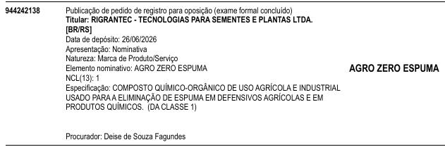 AGRO ZERO ESPUMA