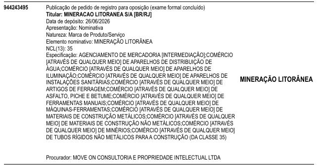MINERAÇÃO LITORÂNEA