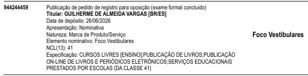 Foco Vestibulares