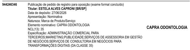 CAPRA ODONTOLOGIA