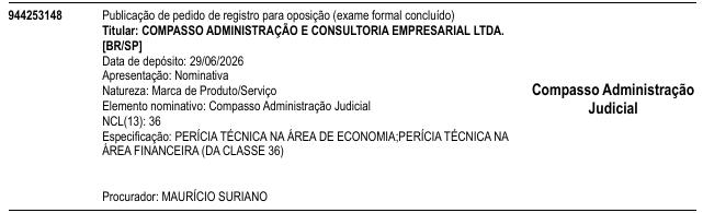 Compasso Administração Judicial
