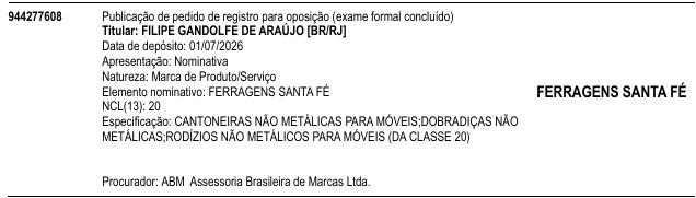 FERRAGENS SANTA FÉ