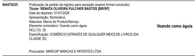 Voando como águia