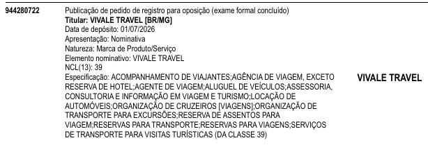 VIVALE TRAVEL