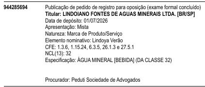 Lindoya Verão