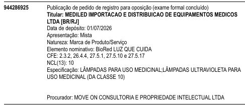 BioRed LUZ QUE CUIDA