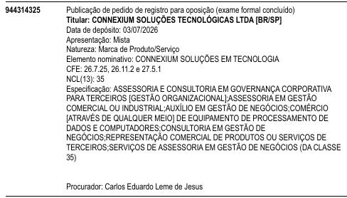 CONNEXIUM SOLUÇÕES EM TECNOLOGIA