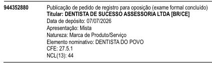 DENTISTA DO POVO