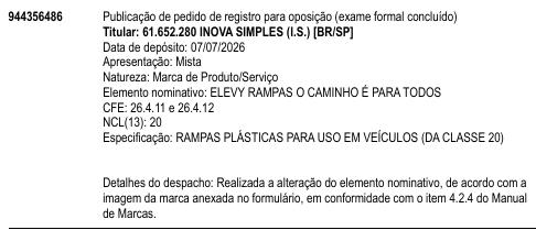 ELEVY RAMPAS O CAMINHO É PARA TODOS