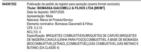 Biomassa Giacomelli & Filhos