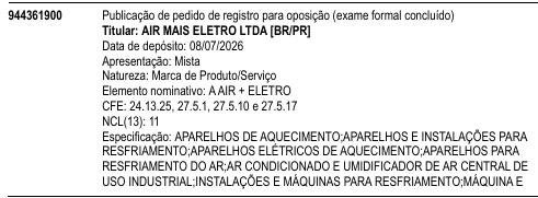 A AIR + ELETRO