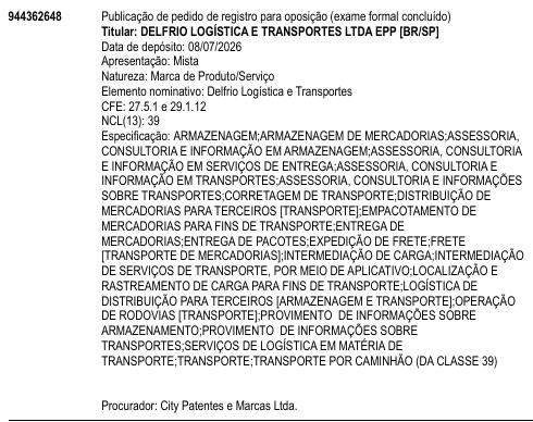Delfrio Logística e Transportes